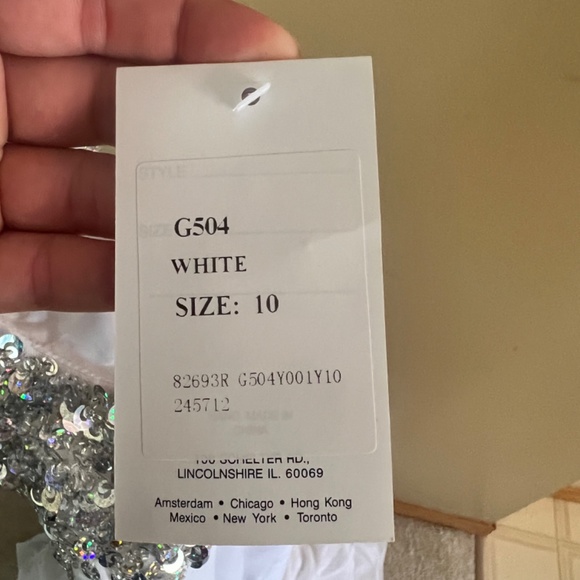 Landa Wedding / Prom dress size 10 - Picture 9 of 11